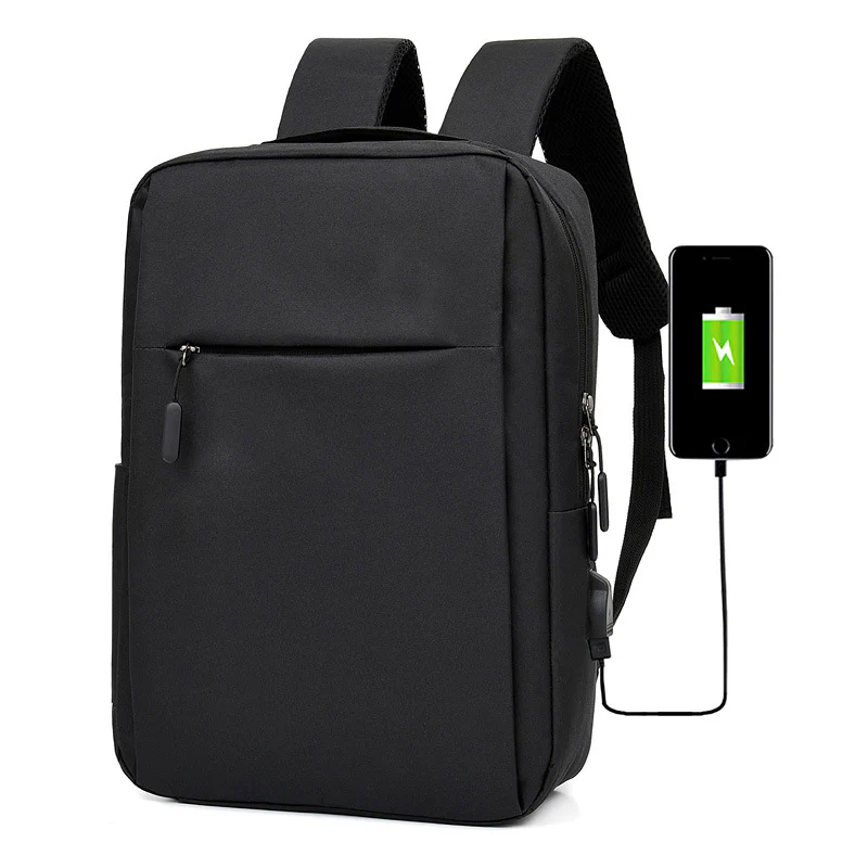 Student Schoolbag Casual Charging USB Gift Points Printing Logo Cross-Border Business Travel Large Capacity Schoolbag Back - Deanwangkt
