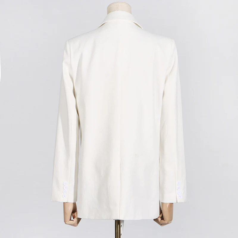 2025 Trendy brand rivet small suit women's  spring new fashion silhouette loose long-sleeved lace-up jacket - Deanwangkt