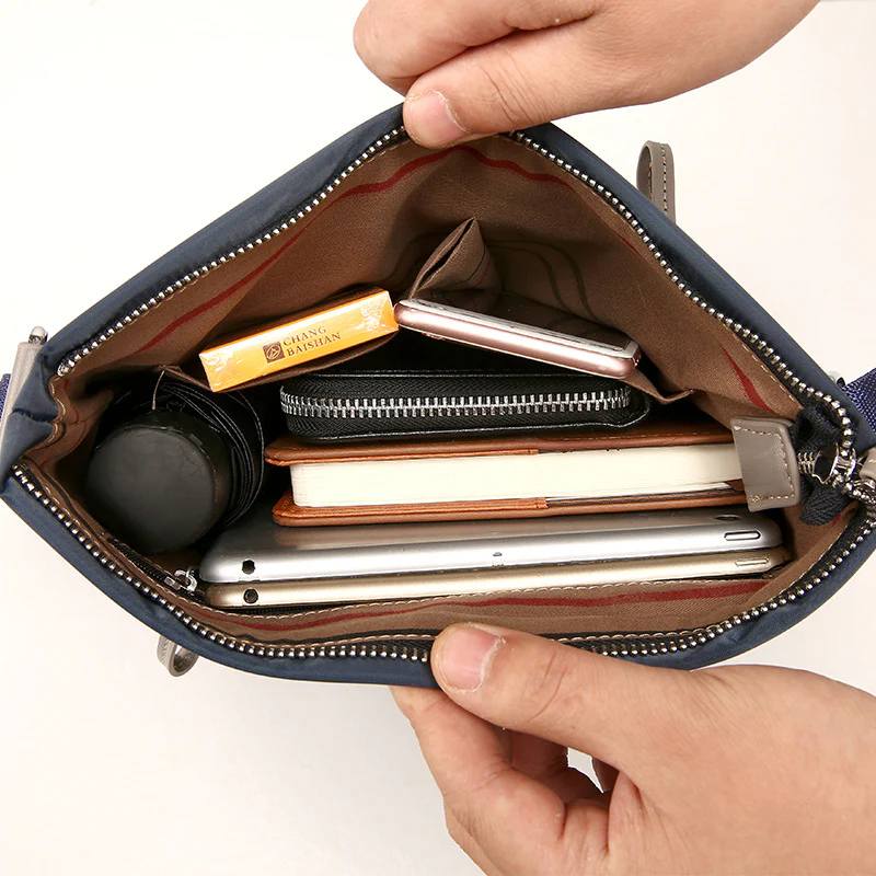 deanwangkt  Wholesale Men's Backpack Shoulder Messenger Bag Waterproof and Hard-Wearing Oxford Cloth Business Casual Backpack Live Men's Bag - Deanwangkt