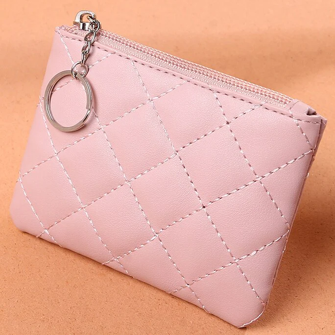 deanwangkt - Fashion Leather Coin Purse Women Small Wallet Change Purses Mini Zipper Money Bags Children's Pocket Wallets Key Holder - Deanwangkt