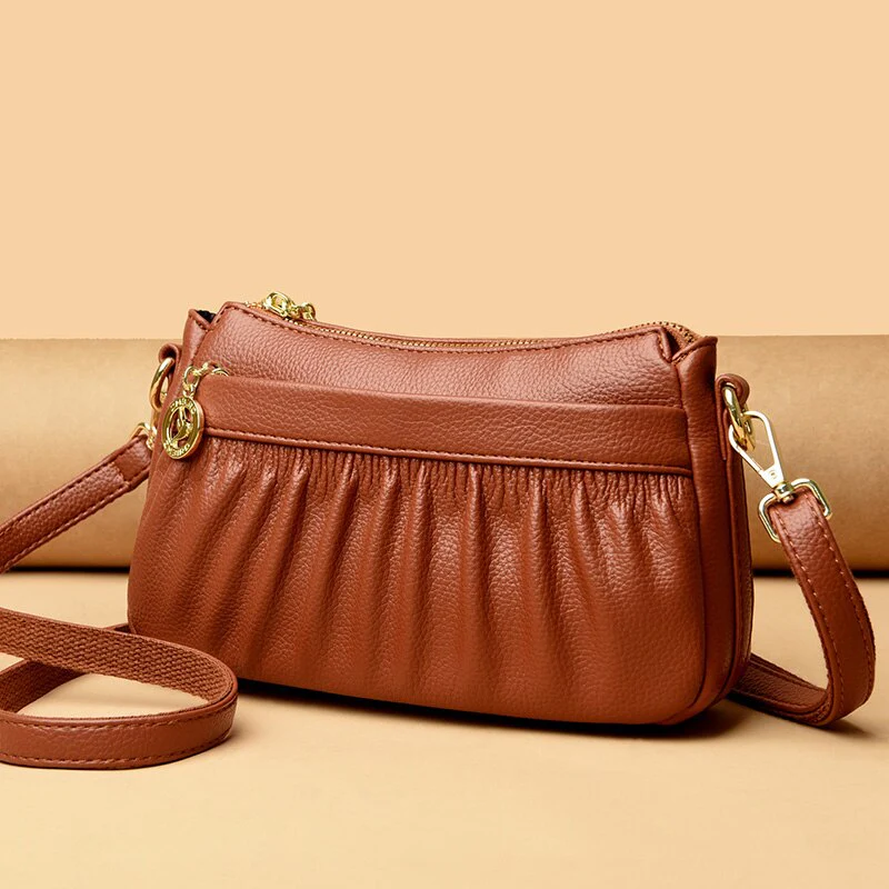 deanwangkt -  Summer New Small Single Shoulder Messenger Bag Women's Three-Layer Luxury Messenger Bag Zero Wallet Women's Purses - Deanwangkt