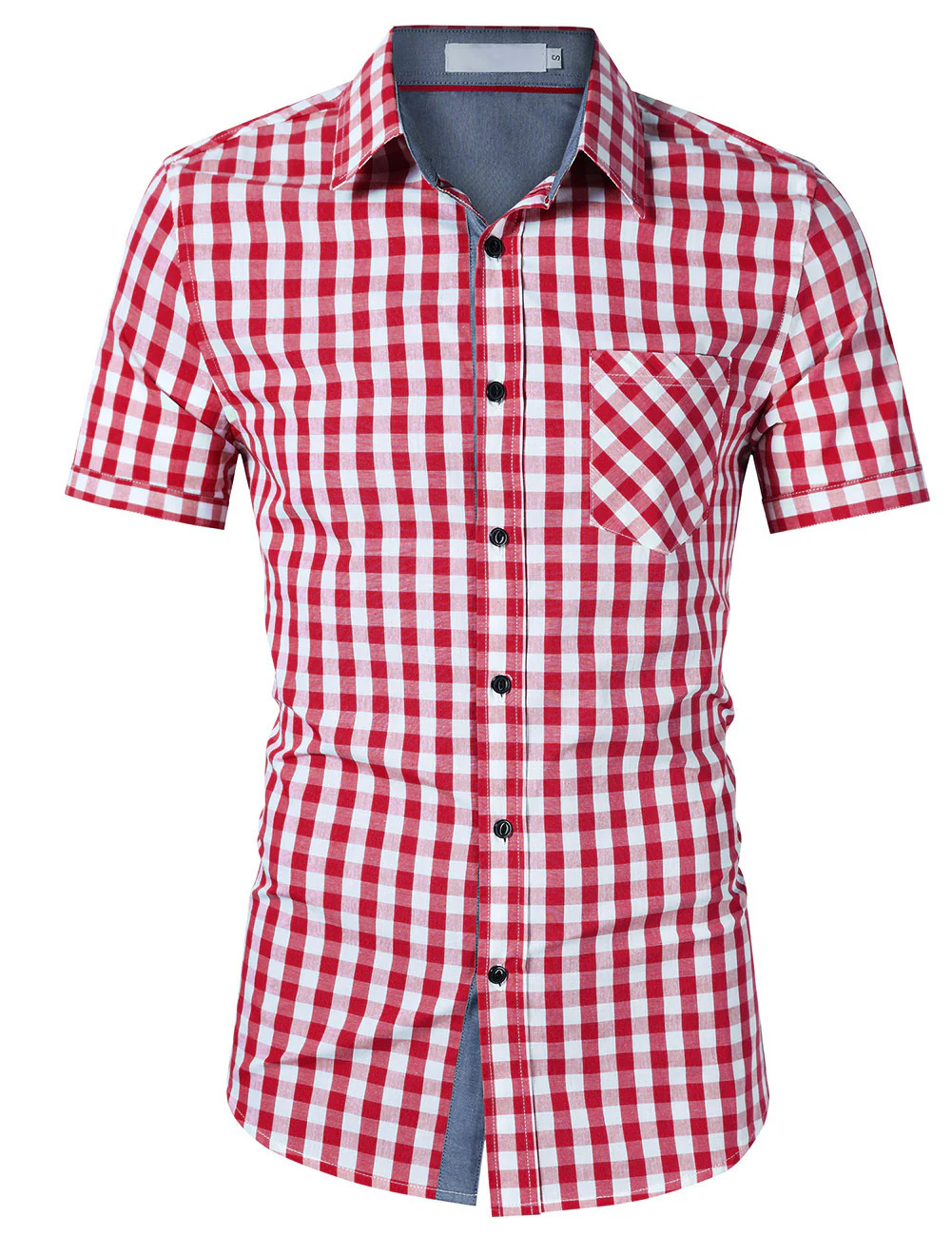 DEANWANGKT 2025 Men's Short Sleeve Shirt Men's Plaid Shirt  Men's Shirt  Popular Men's Shirt Customization - Deanwangkt