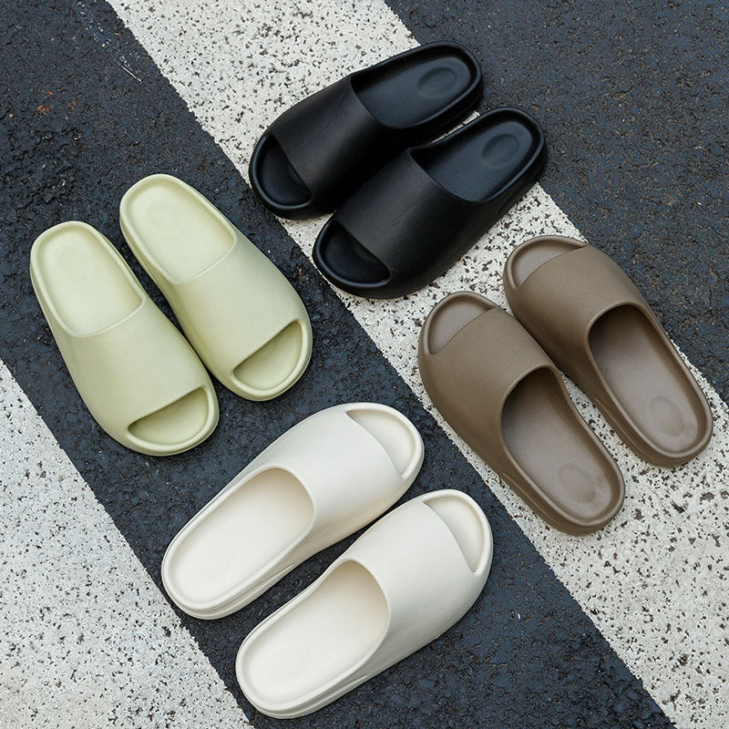 DEANWANGKT Children's Slippers Boys' Summer Medium and Big Children Boys' Fashion Brand Outdoor Wear Thick Bottom Wear-Resistant Indoor Home Non-Slip - Deanwangkt