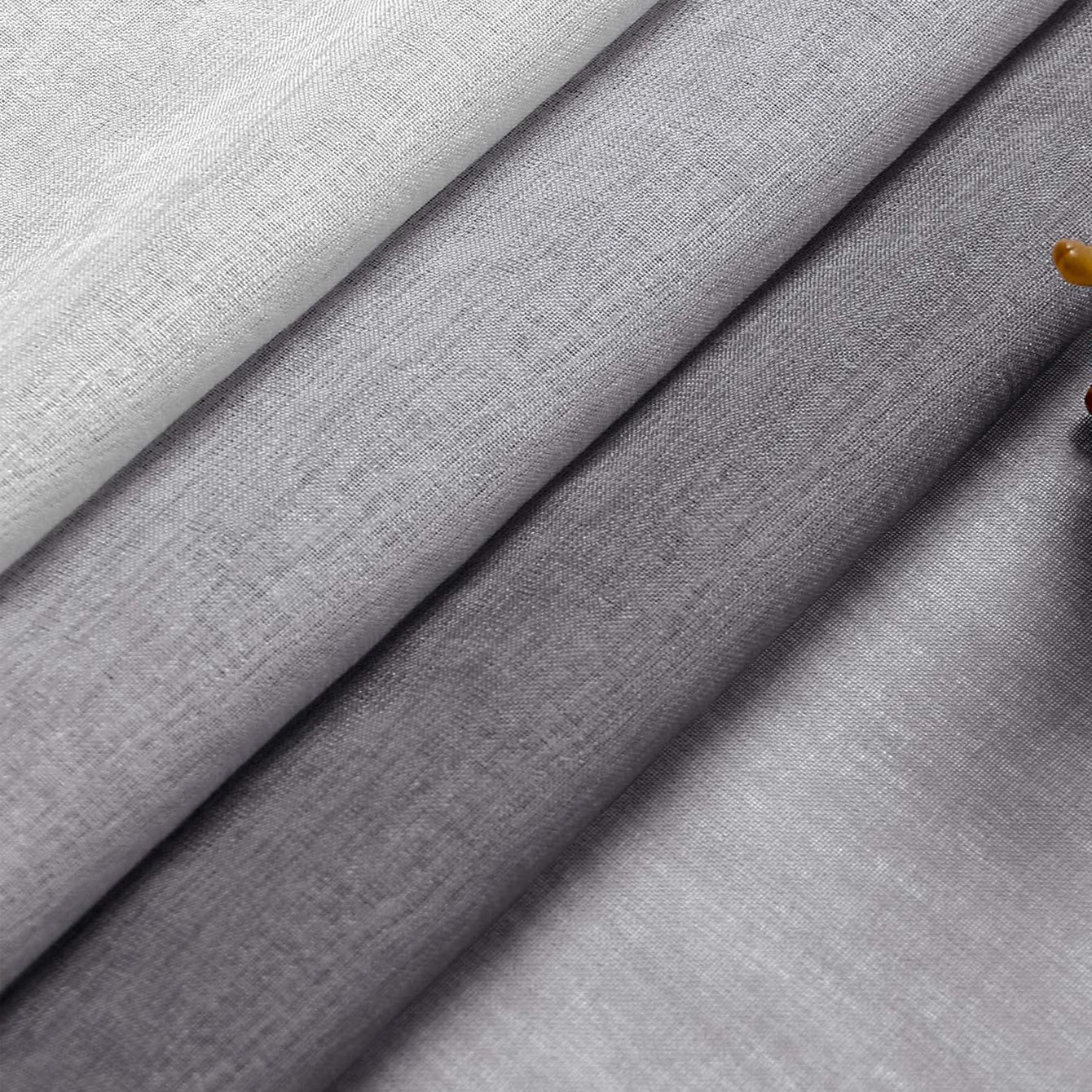 1 Panel Gradient Color Window Sheer Curtain Suitable For Living Room, Bedroom, Kitchen, Bathroom, Home Decor, Room Decor - Deanwangkt