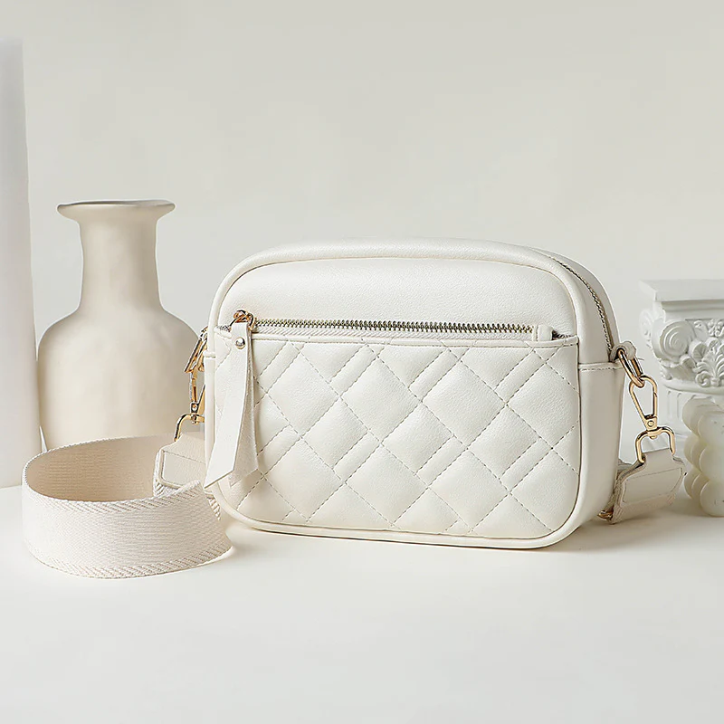 Trendy Bags Women's Bag  New Cross-Border Foreign Trade Large Capacity Crossbody Small Bag Women's Shoulder Diamond Small Bag - Deanwangkt