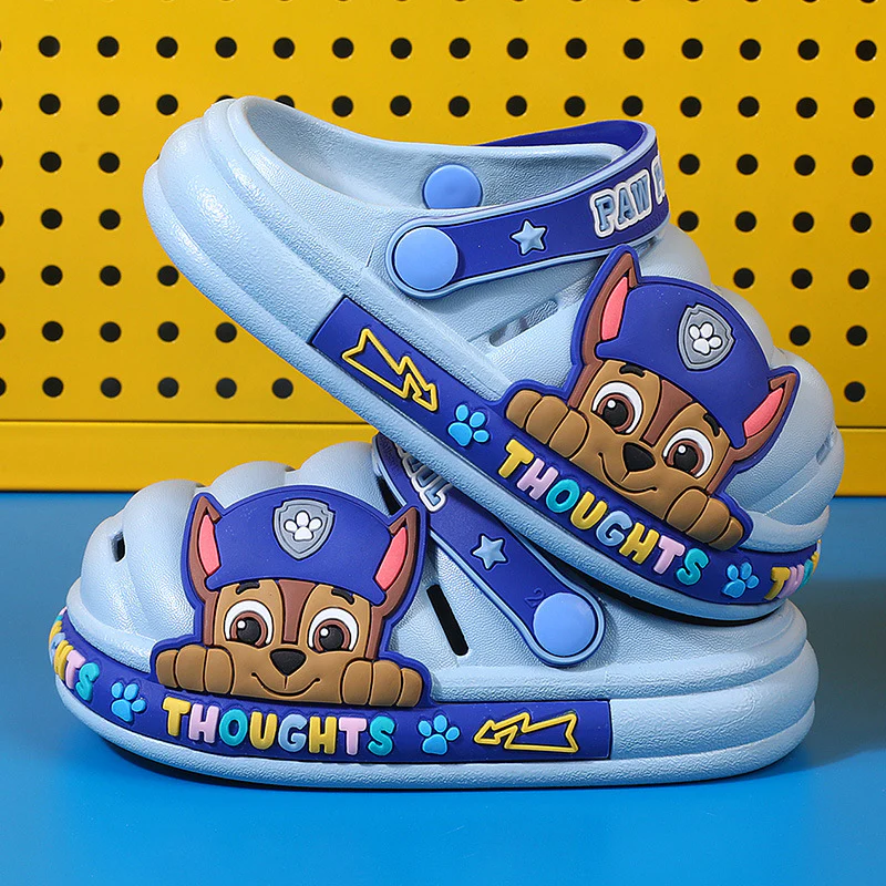 DEANWANGKT New PAW Patrol Summer Children's Cartoon Hole Shoes Boys and Girls Baby Home Non-Slip Sandals Wholesale - Deanwangkt
