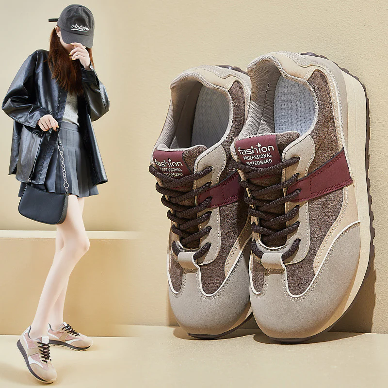 2025 ins Korean version of the new Forrest Gump shoes for women's  spring student sports thick sole height increase casual street shot JCF220 - Deanwangkt