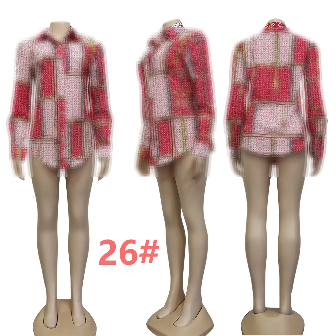 Luxury Women Blouses Shirts Designer Shirt Tops Long Sleeve Slim Fit Shirt Free Ship - Deanwangkt