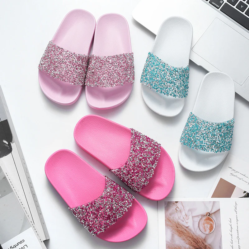 DEANWANGKT Fashion New Children's Slippers Summer Girls Baby Slippers Cute Non-Slip Soft Kids Big Middle Children Sandals - Deanwangkt