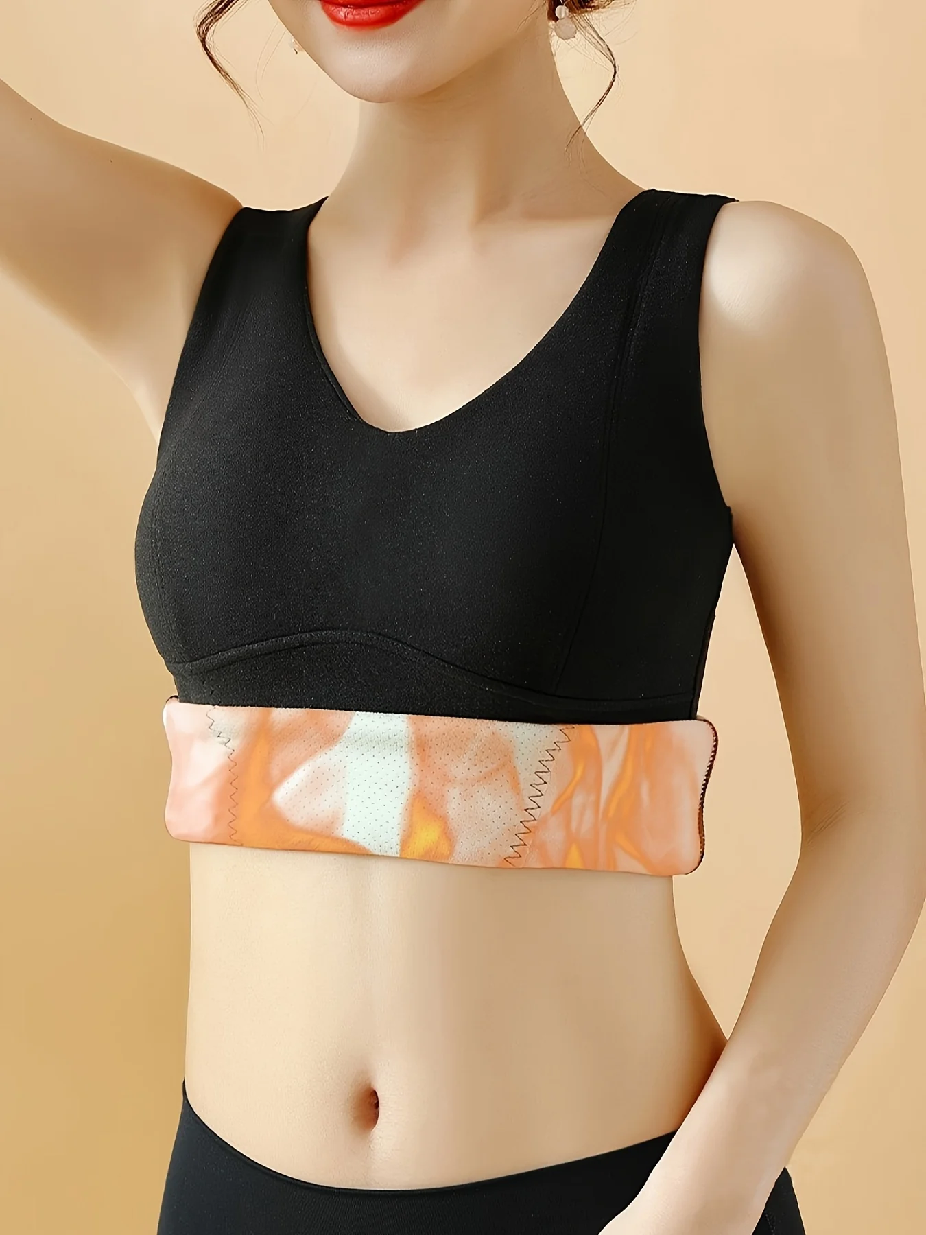 Buy 1 Get 1 Free, total of 2 Pcs Solid Plush Lined Thermal Underwear - Soft, Round Neck, Slim Fit, Tank Top Style, Women's Winter Underwear & Lingerie for Fall Season - Deanwangkt