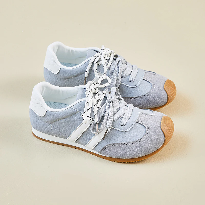 2025 ins Korean version of German training shoes, women's tide  spring height increase, new student running sports and leisure street shooting XFW1520 - Deanwangkt