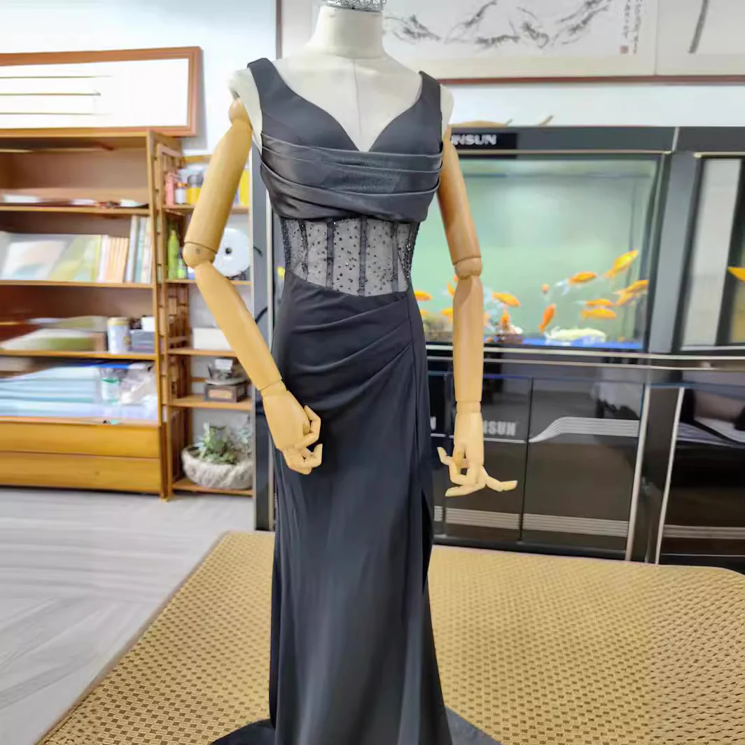 2025 Wholesale ktv beauty overalls lady dress night club evening dress no stock to see - Deanwangkt