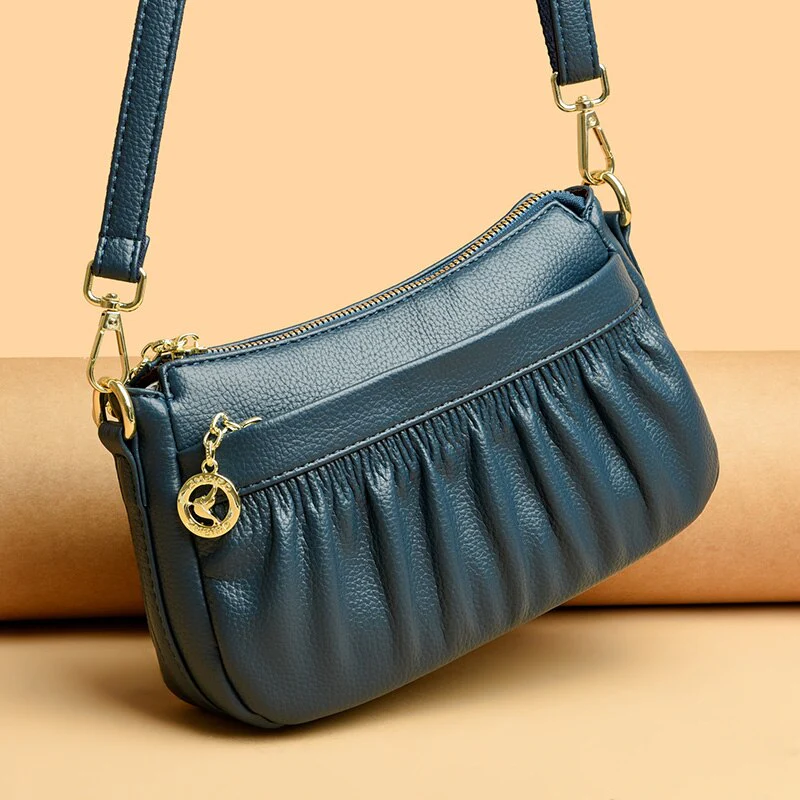 deanwangkt -  Summer New Small Single Shoulder Messenger Bag Women's Three-Layer Luxury Messenger Bag Zero Wallet Women's Purses - Deanwangkt