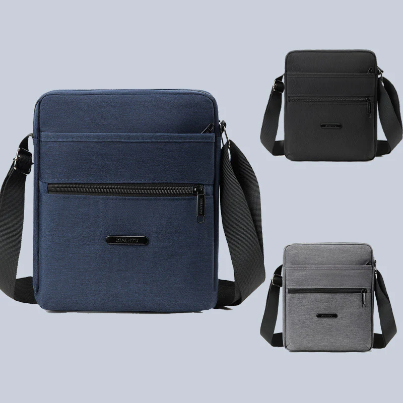 deanwangkt  Cross-Border Foreign Trade Men's Shoulder Bag Waterproof Oxford Cloth Messenger Bag Leisure Sports Outdoor Small Backpack Men's Bag - Deanwangkt