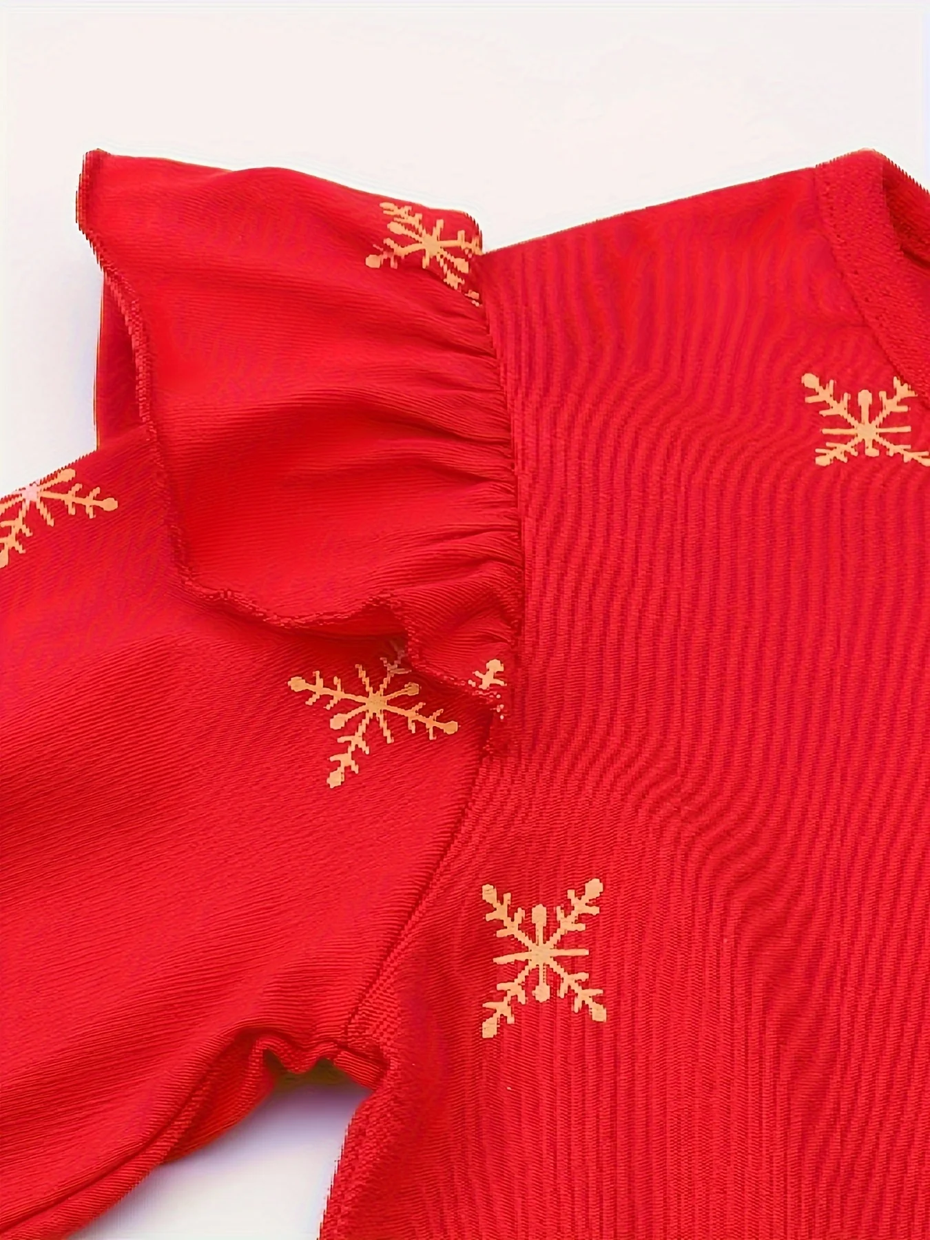 Girls' Crew Neck Long Sleeve Loose Fit Dress - Christmas Style, Fall Winter Season, Perfect Gift for Kids - Deanwangkt