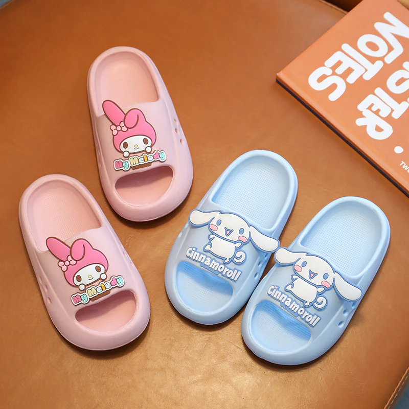 DEANWANGKT Eva Children's Slippers Summer Cute Soft Bottom Baby Outerwear Boys and Girls Indoor Bathroom Non-Slip Deodorant Slippers - Deanwangkt