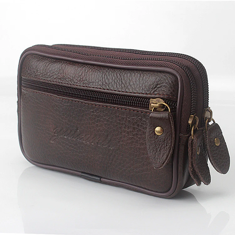 deanwangkt  Men's Mobile Phone Belt Pouch Wallet Document Package 4-Inch 5-Inch 5.5-Inch 6-Inch Mobile Phone Bag Casual Pouch Horizontal - Deanwangkt