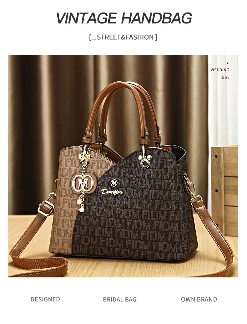 Women's Handbag Women's  New Fashion Versatile Commuter Premium Sense Large Bag Large Capacity Shoulder Messenger Bag Women - Deanwangkt