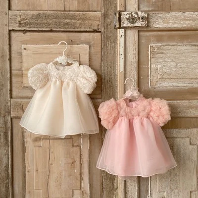 Korean Style Fairy Cute Baby Girl Full Moon Formal Dress Summer Toddler Princess Skirt Soft Skin-Friendly Yarn Skirt - Deanwangkt