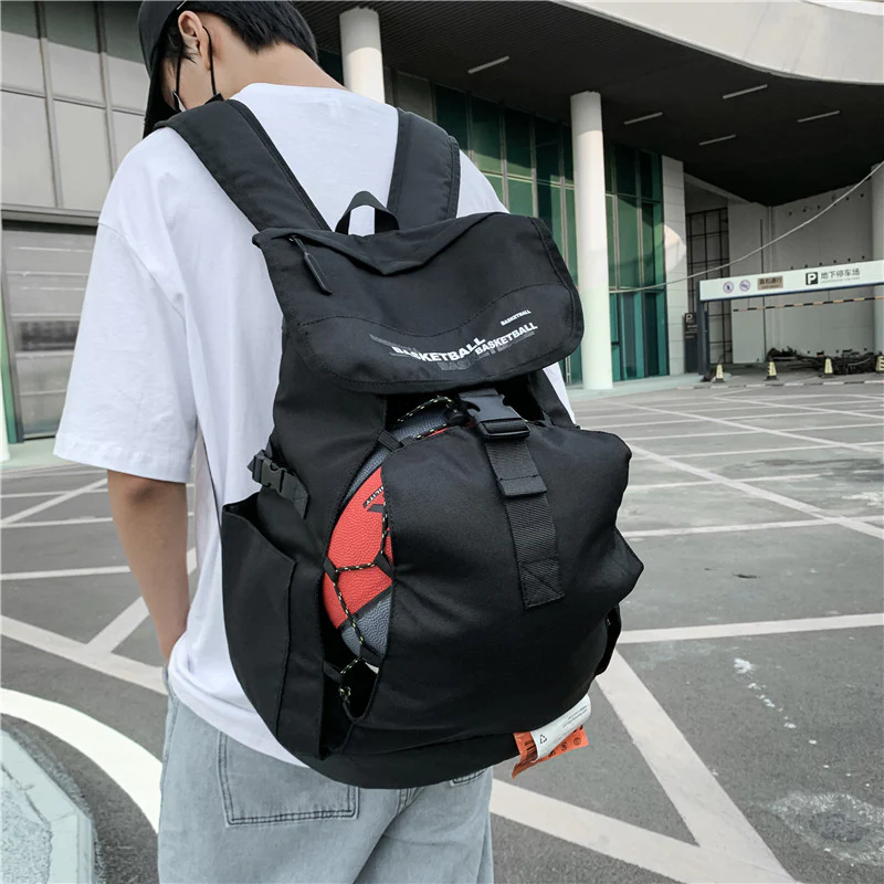 deanwangkt  Basketball Bag New Korean Style Backpack Men's Leisure Sports Middle School and College Schoolbag Street Trendy Backpack Generation - Deanwangkt