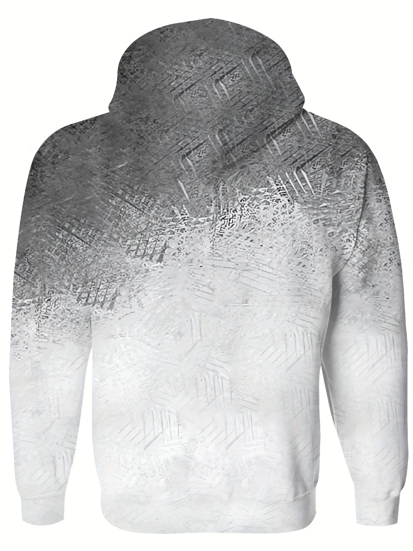 Men's 3D Digital Print Hoodie - Casual Zip-Up Sweatshirt with Kangaroo Pocket, Polyester Blend, Machine Washable - Perfect for Fall & Winter, PLUS SIZE - Deanwangkt