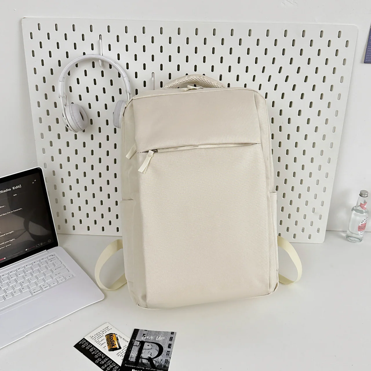 DEANWANGKT 2025 Business Backpack Double-layer Large Capacity Versatile Men's Backpack popular New Logo Printable Travel Bag Computer Bag - Deanwangkt