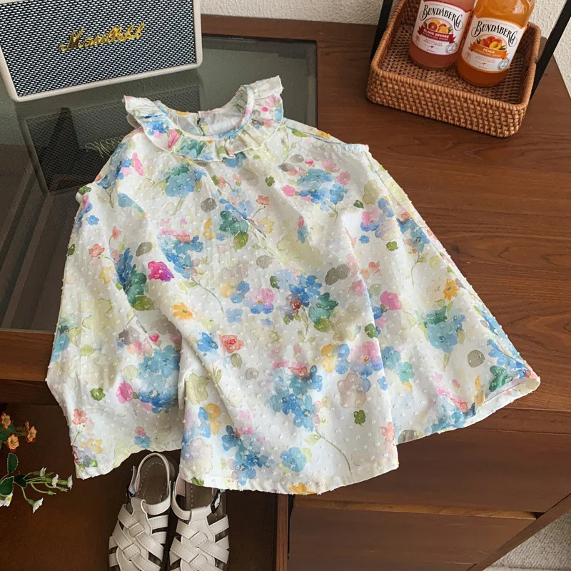 Girls' Braces Skirt Summer 2025 New Children's Beach Princess Dress 1-3-6 Years Old Baby Dress Summer - Deanwangkt