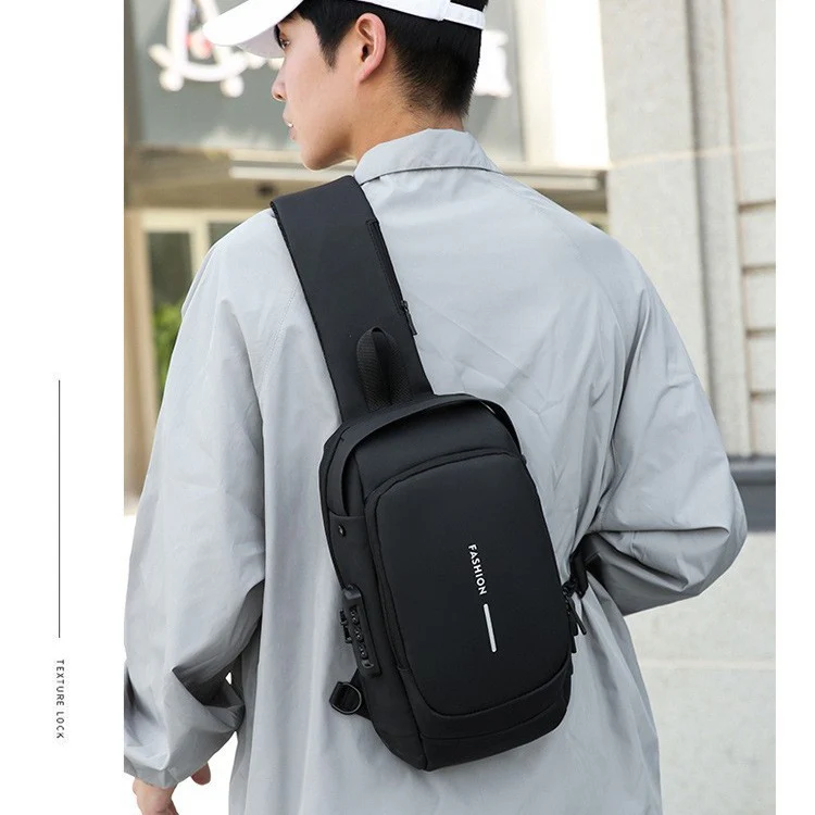 deanwangkt  Men's Chest Bag Photography Bag Anti-Theft  New Large Capacity Motorcycle Bag Fashion Business Shoulder Messenger Bag Foreign Trade - Deanwangkt