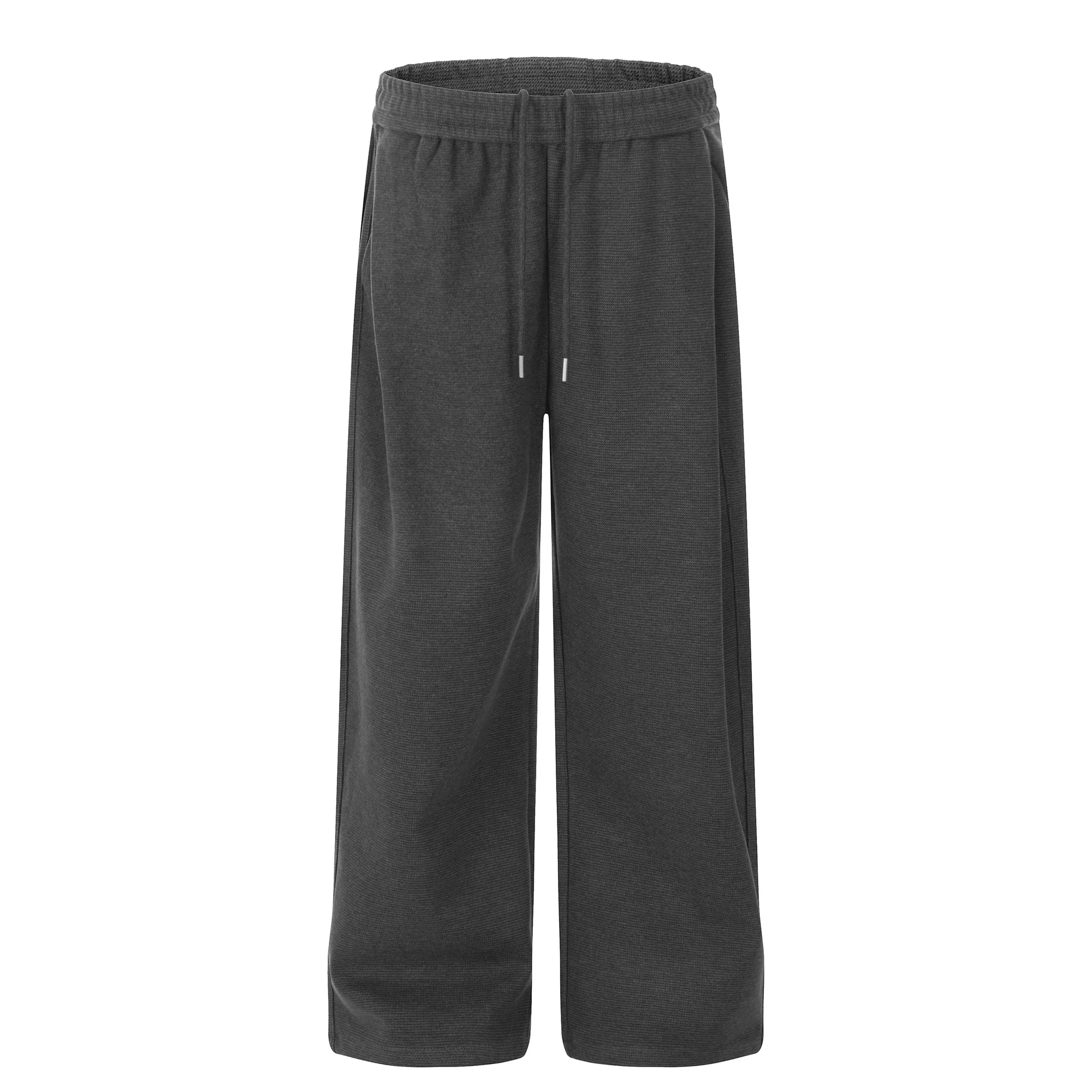 Man Kun C866-popular 2025n neutral loose high sense deconstruction sports solid color design men's casual sweatpants - Deanwangkt