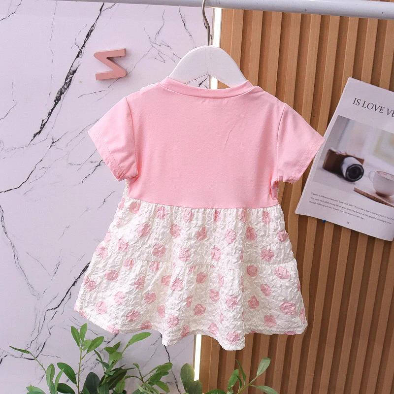Girls' Dress 1 Year Old 3 Baby Skirt Summer Children's Clothing Pure Cotton Summer Little Children Princess Dress Baby Girl Summer Dress - Deanwangkt