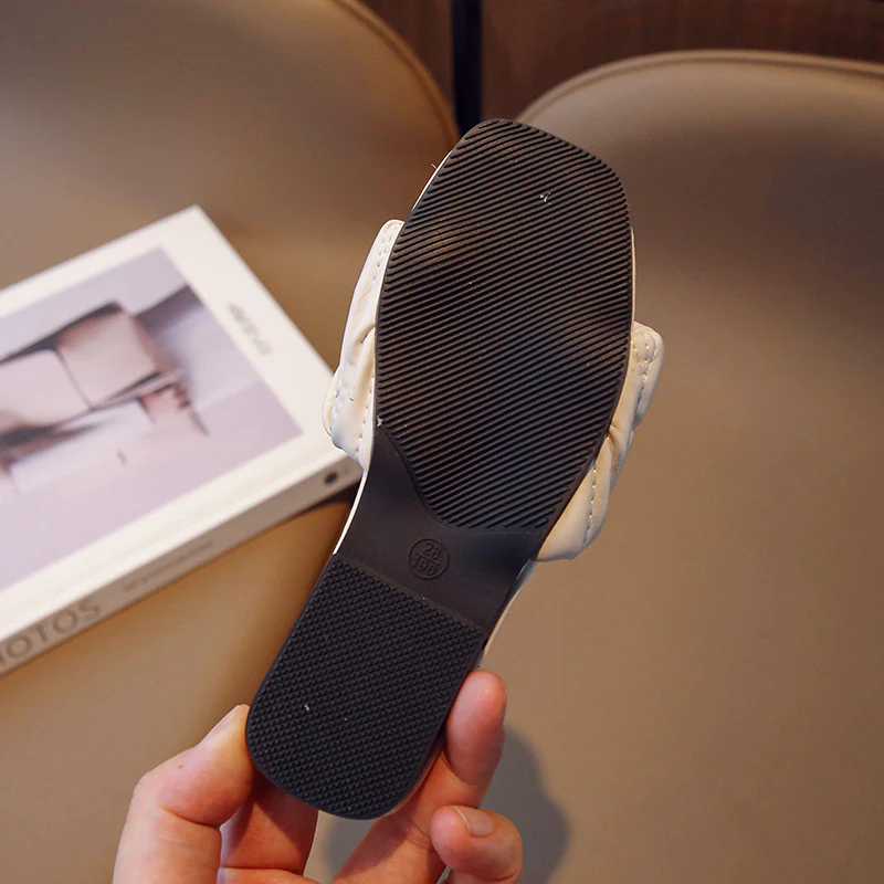 DEANWANGKT Summer Children's Sandals  New Girls Princess Soft-Soled Indoor and Outdoor Big Middle Children Children's Sandals Fashion - Deanwangkt