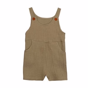 deanwangkt 0-24M Summer Solid Rompers Newborn Infant Baby Girl Boy Outfit Cotton Romper Jumpsuit Bebe Kids Ropa Sleevless Casual Clothes - Deanwangkt
