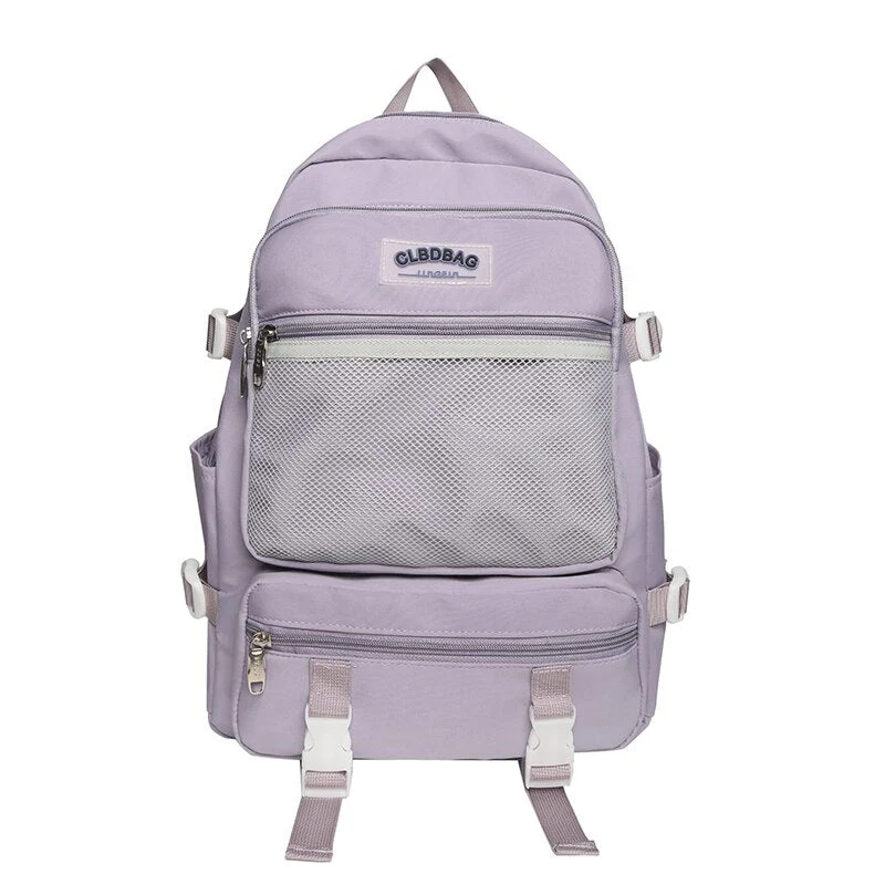 BACK TO SCHOOL  Fashion Bookbag for Girls High School Bag Schoolbag Boy Black Backpack Women Kawaii Mochila Teens Cute Travel Rucksack - Deanwangkt