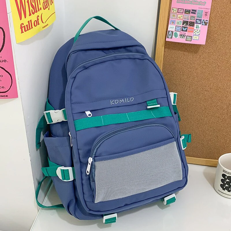 BACK TO COLLEGE  Fashion High Quality Cute Schoolbag for Girls Bookbag Teenagers Kawaii Women Laptop Backpack Waterproof Travel Mochila - Deanwangkt