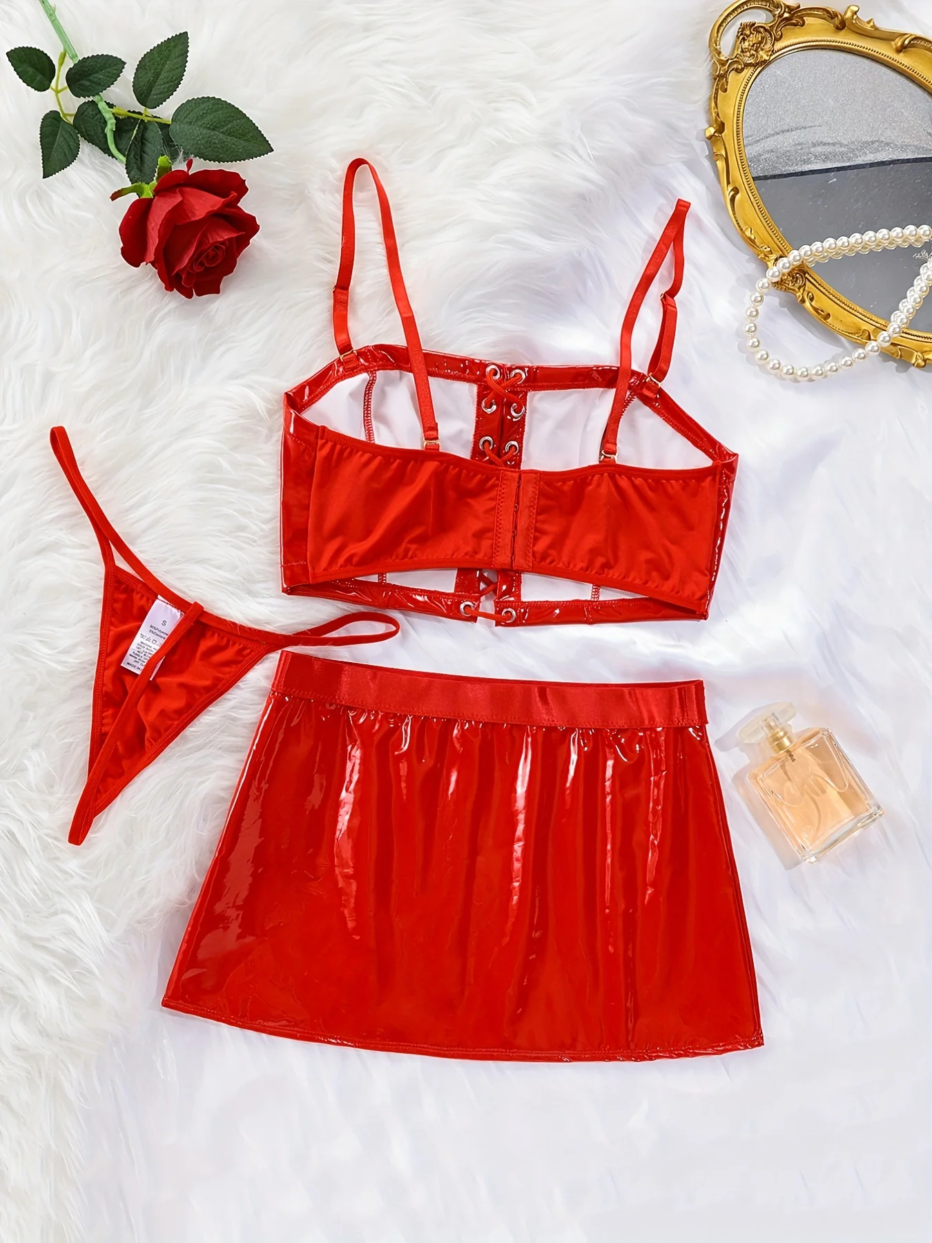 Sexy Two-piece Skirt Set, Crop Cami Top & Bodycon Mini Skirt Outfits, Women's Clothing - Deanwangkt