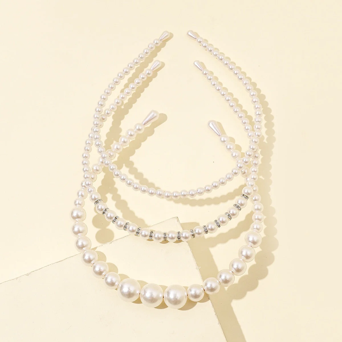 deanwangkt Hairbands New Luxury Big Pearl Bezel Women Girls Bow Sunflower Female Hair Hoops Hair Accessories Fashion Jewelry Headband - Deanwangkt