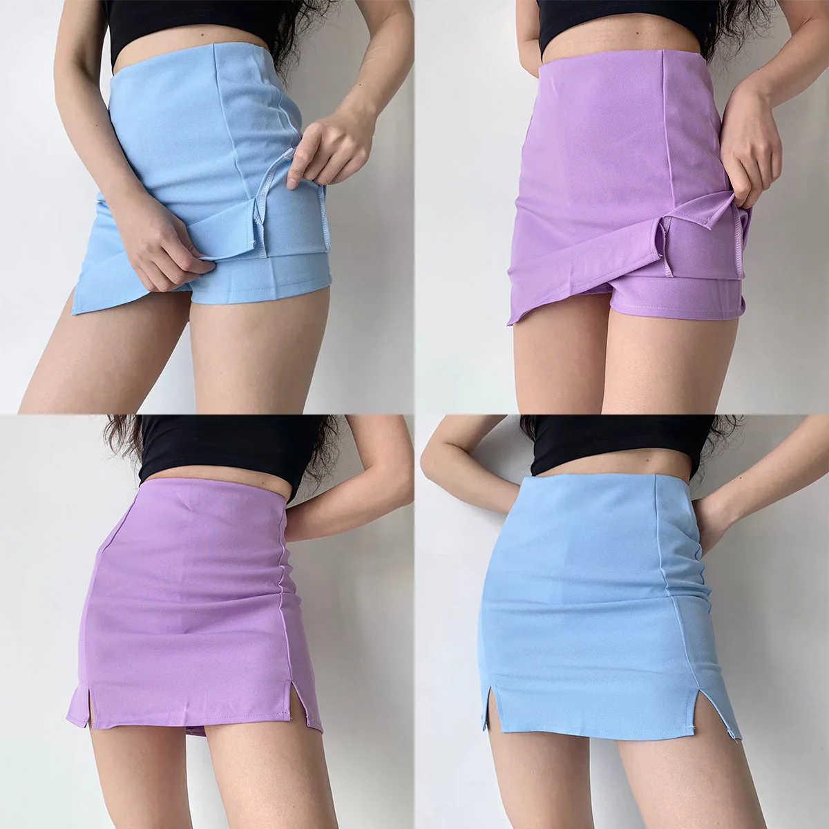 deanwangkt - Leyla Double Split Skirt - Deanwangkt