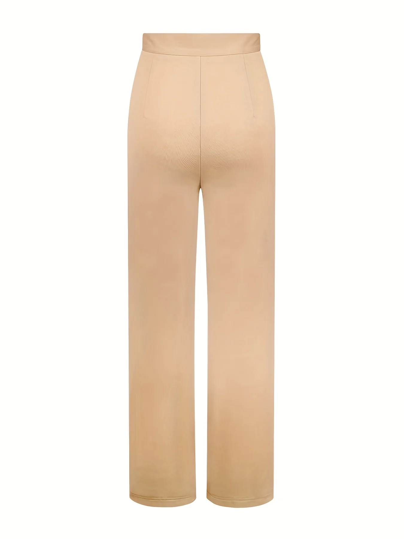 deanwangkt-1  Solid Wide Leg Pants, Casual Every Day Pants, Women's Clothing - Deanwangkt