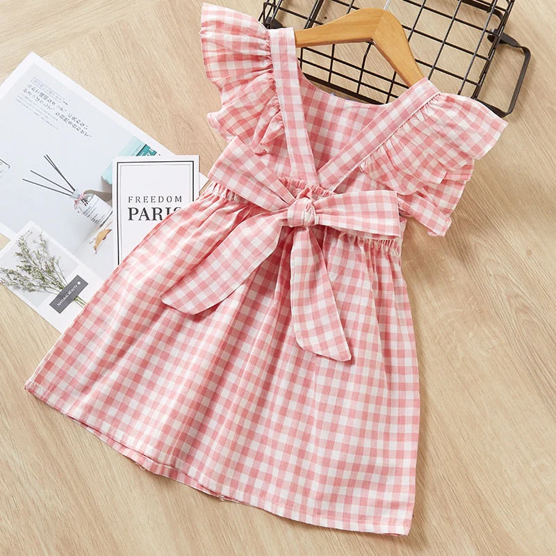 deanwangkt Baby Girl Clothes  Toddler Dresses Summer Style Children Floral Pattern Costume Girl Clothes Kids Dress For Girls Casual Dresses - Deanwangkt