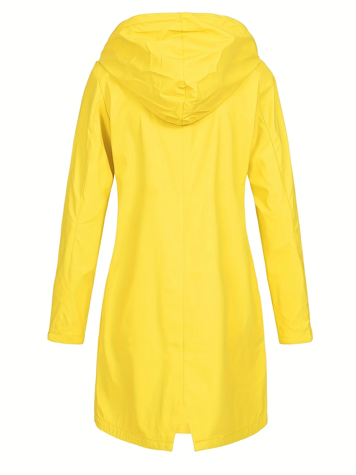 Simple Hooded Jacket, Casual Button Front Versatile Outerwear, Women's Clothing - Deanwangkt