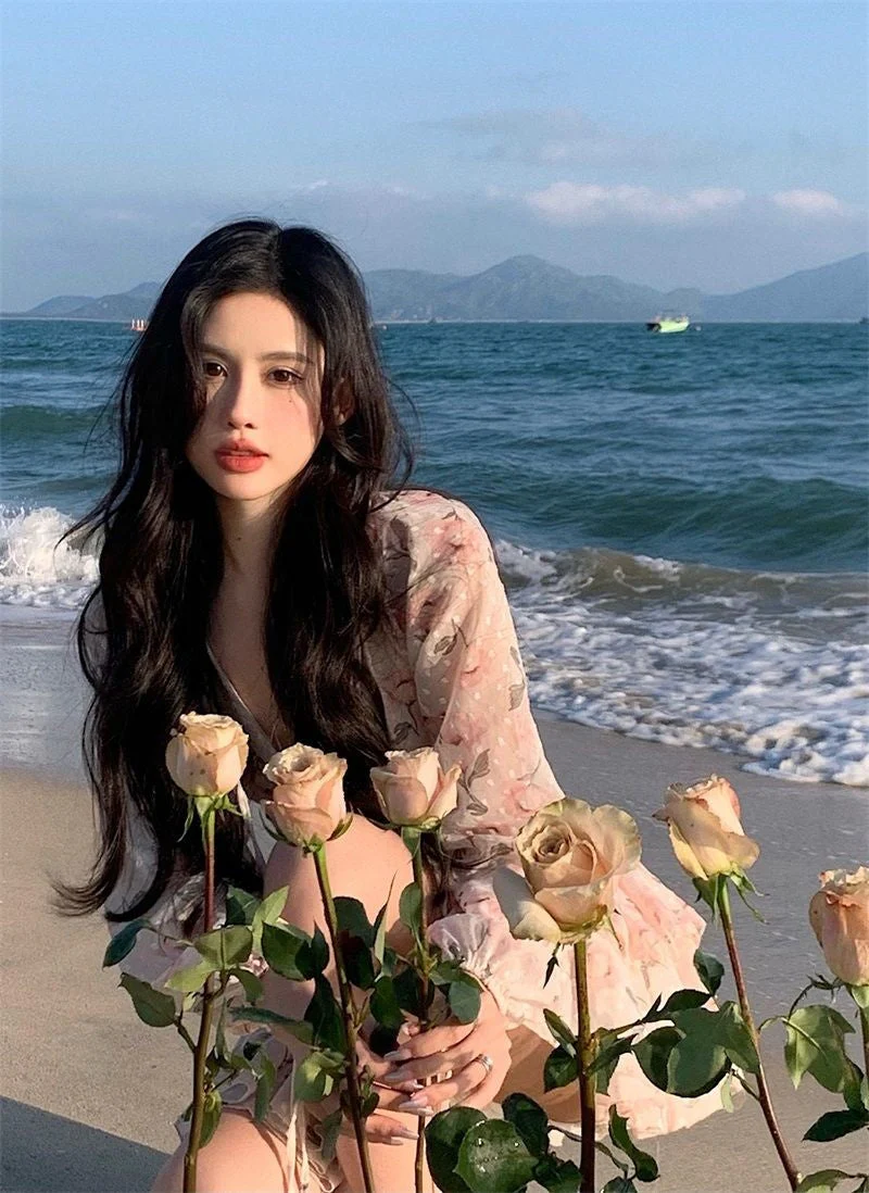 deanwangkt Spring Summer Sweet Two Piece Set Sexy Backless Shirt Crop Top + Cake Skirt Suits Floral Chiffon Boho Beach Outfits  Fairy Dress  For Women - Deanwangkt