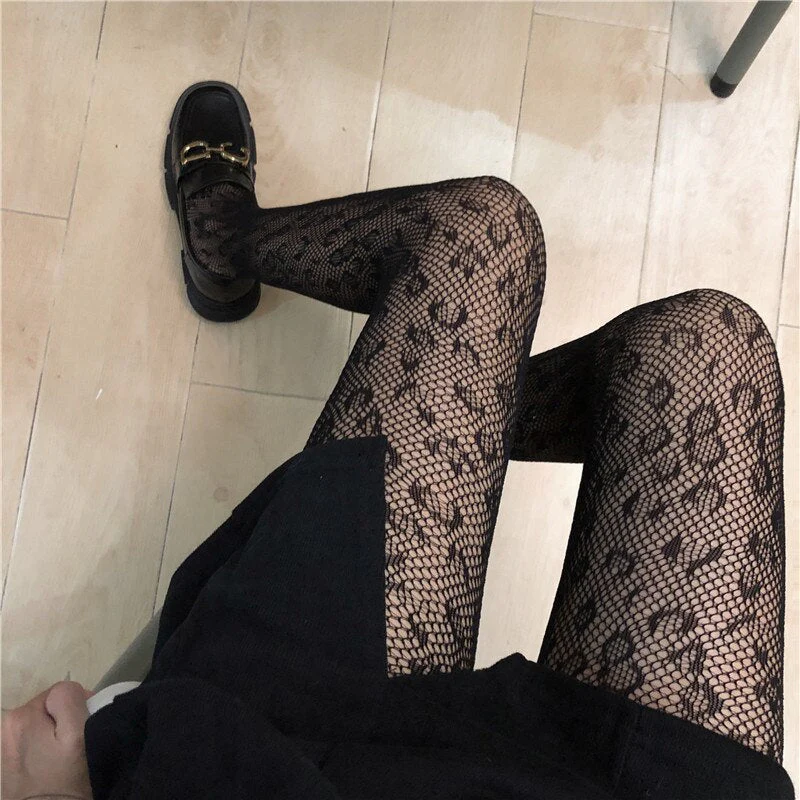 deanwangkt Ladies Pantyhose Black Mesh Stockings Sexy Fishnet Pantyhose Stockings Erotic Lingerie Women's Socks Seamless Nylon Pantyhose - Deanwangkt