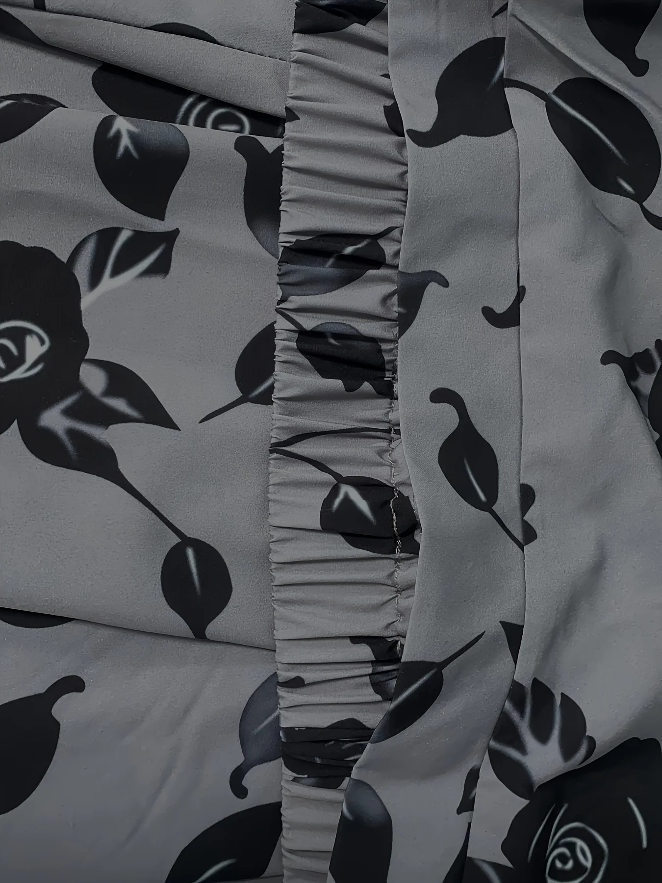 Floral Print Ruffle Hem Skirt, Elegant High Waist Maxi Skirt, Women's Clothing - Deanwangkt