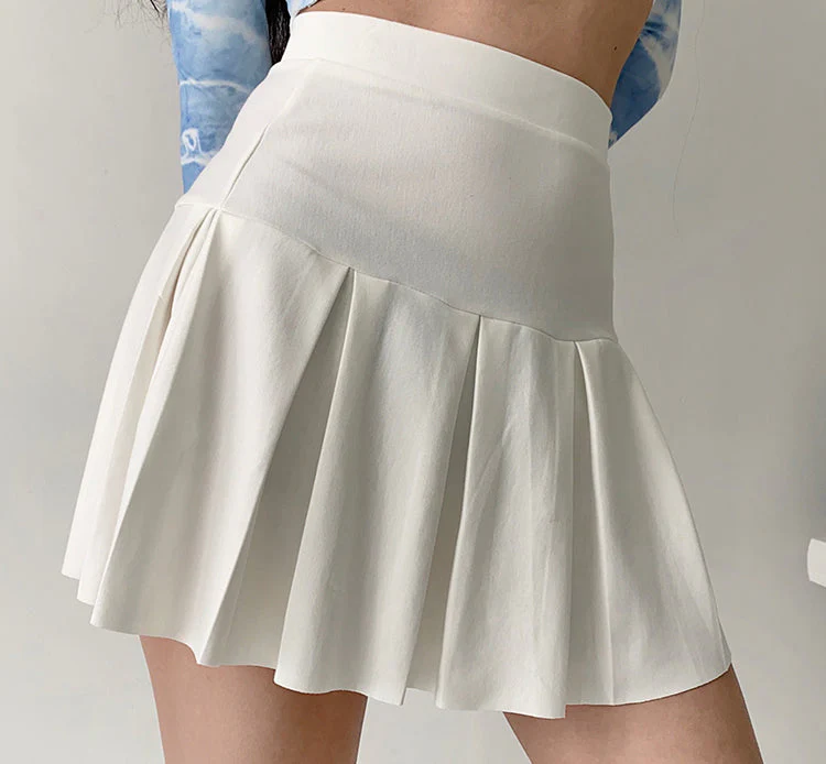 deanwangkt - College Style Tennis Skirt - Deanwangkt