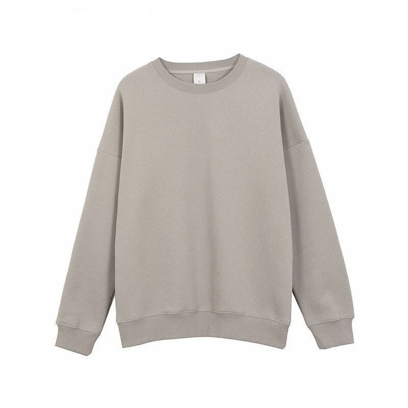 Minimalist Loose White Shirts for Women Turn-down Collar Solid Female Shirts Tops  Spring Blouses - Deanwangkt