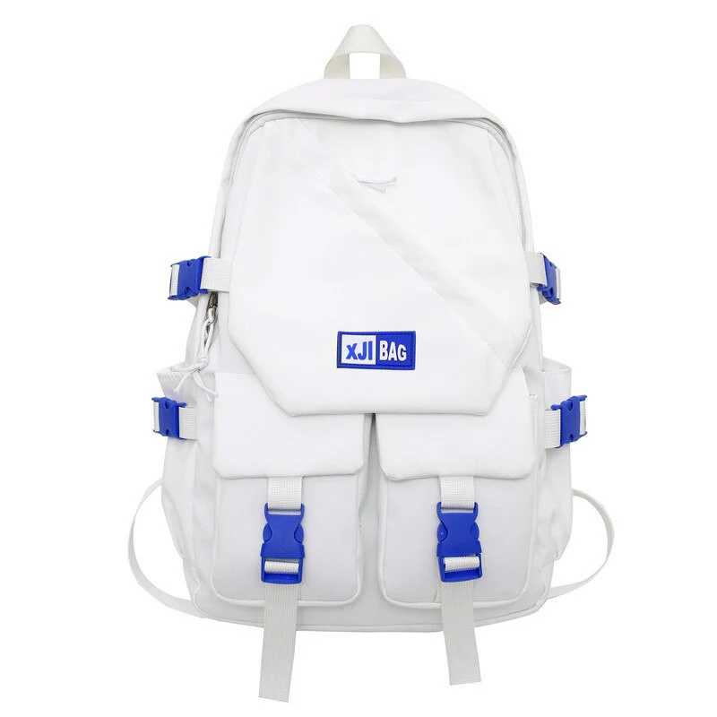 Back to school  Fashion Multi Pockets Men Backpack Black Laptop Mochila Student Bookbag Girl School Bag Lovers Travel Rucksack Women - Deanwangkt