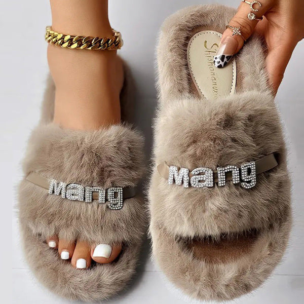 deanwangkt - Khaki Casual Living Patchwork Round Keep Warm Comfortable Shoes (Subject To The Actual Object) - Deanwangkt