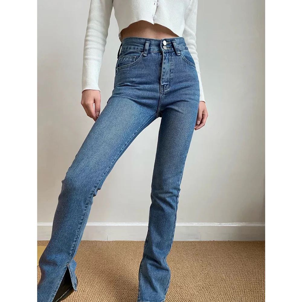deanwangkt - Tala Cowgirl Split Jeans - Deanwangkt