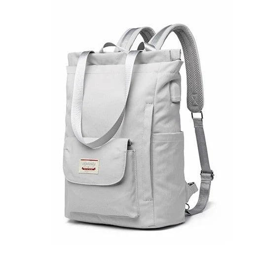 deanwangkt Waterproof Stylish Laptop Backpack women 13 13.3 14 15 15.6 inch  Korean Fashion Oxford Canvas USB College Back pack bag female - Deanwangkt