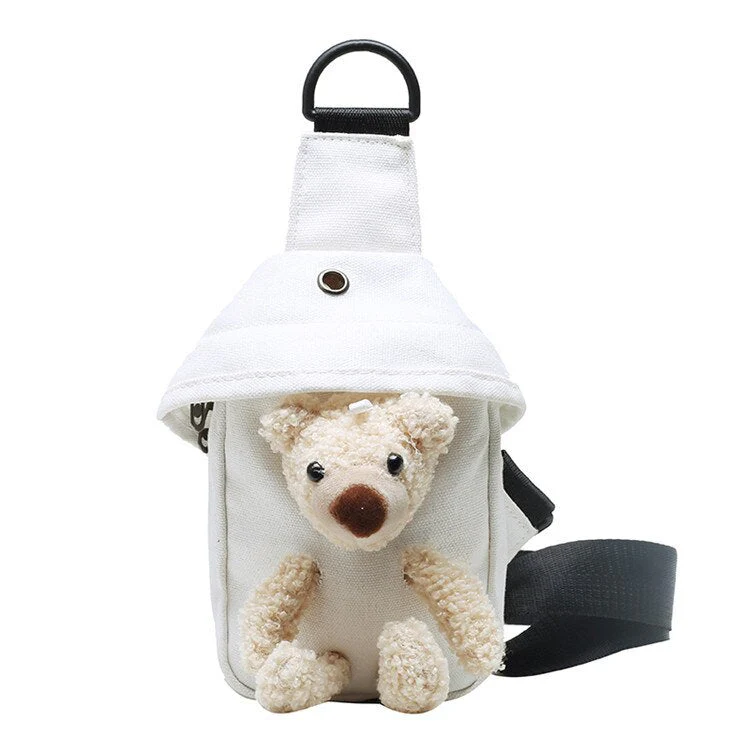 deanwangkt  Leisure Canvas Waist Bag Fanny Pack Trend Belt Bags Crossbody Chest Pack High Quality Women Banana Bag Shoulder Waist Packs - Deanwangkt